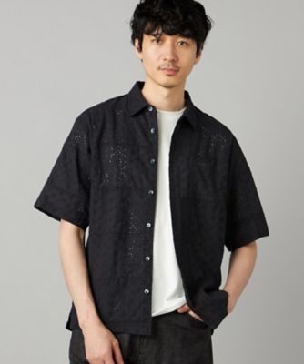 パッチワークレース 半袖シャツ（0720IO18） | COMME CA MEN