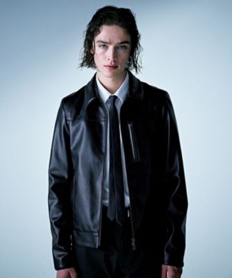 【COMME CA DU MODE MEN】シングルライダースジャケット　2 M ライダースブルゾン」ダブルブレスト（07-23BE01-203）｜コムサメン