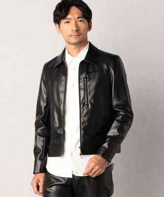 【COMME CA DU MODE MEN】シングルライダースジャケット　2 M コムサメン（COMME CA MEN）｜ジャケット・コート｜ライダース