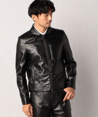 【COMME CA DU MODE MEN】シングルライダースジャケット　2 M コムサメン（COMME CA MEN）｜ジャケット・コート｜ライダース