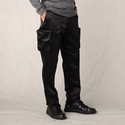 ＜COMME CA MEN (Men) ＞ヘビーサテン　テックポケット１プリーツパンツ（０７２５ＰＡ０８）
