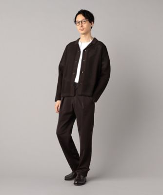 ソロテックス レーヨンフィラメント ワンタックテーパードパンツ