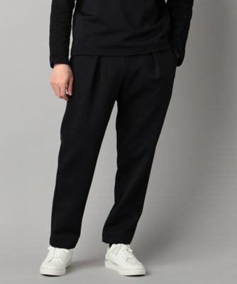 ダウンファブリック タックテーパードパンツ（0726PM19