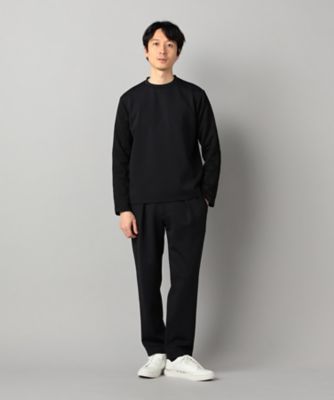 ダウンファブリック タックテーパードパンツ（0726PM19