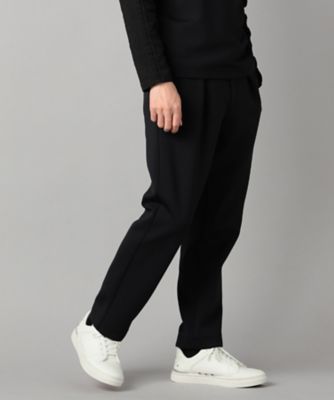 ダウンファブリック タックテーパードパンツ（0726PM19