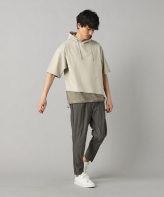 接触冷感・撥水】【メリルハイテンション】 タックパンツ