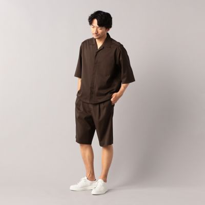 ストレッチツイル　セットアップシャツパンツ（０７２７ＰＧ１５）