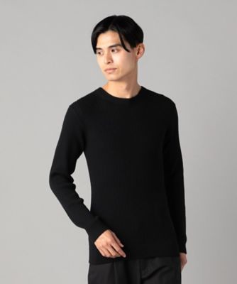 K*K様 C.P. Company リブ編みセーター ブラック C.P. COMPANY（シーピーカンパニー） セーター Full Rib Crew Neck