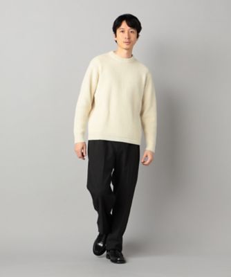 ベビーアルパカ ワッフルニット（0734KM05） | COMME CA MEN