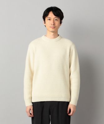 ベビーアルパカ ワッフルニット（0734KM05） | COMME CA MEN