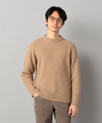 ベビーアルパカ ワッフルニット（0734KM05） | COMME CA MEN