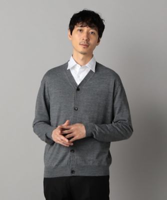 ＜COMME CA MEN (Men) ＞「ＦＩＬＩＶＩＶＩ」天竺カーディガン（０７３９ＫＭ１６）