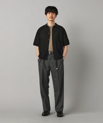 メッシュ半袖 ニットシャツ（0739KO04） | COMME CA MEN (Men