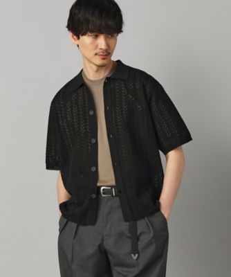 メッシュ半袖 ニットシャツ（0739KO04） | COMME CA MEN (Men