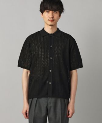 メッシュ半袖 ニットシャツ（0739KO04） | COMME CA MEN (Men
