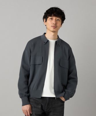 オーバーサイズ ニットブルゾン（0739KO12） | COMME CA MEN