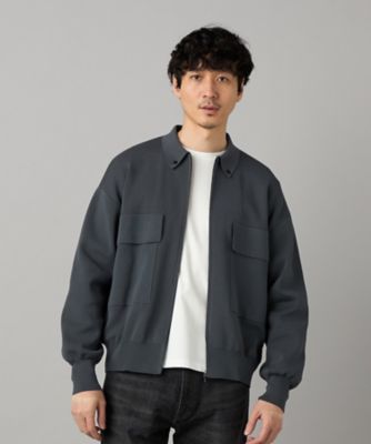 オーバーサイズ ニットブルゾン（0739KO12） | COMME CA MEN