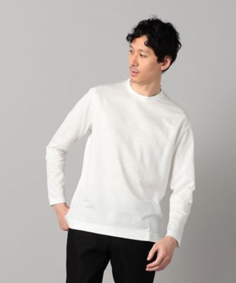 COMME CA MEN (Men) /コムサ・メン イル・プリンチペ 長袖Tシャツ(0740CM02) シロ トップス【三越伊勢丹/公式】