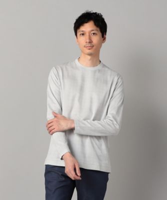 COMME CA MEN (Men) /コムサ・メン イル・プリンチペ 長袖Tシャツ(0740CM02) ライトグレー トップス【三越伊勢丹/公式】