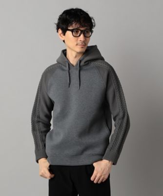 ＜COMME CA MEN (Men) ＞ニットコンビ　プルオーバーパーカ（０７４０ＣＭ１０）