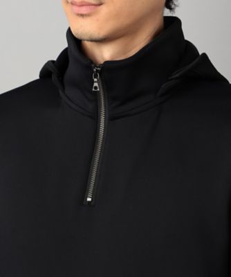 ダウンファブリック ハーフジップパーカ（0740CM14） | COMME