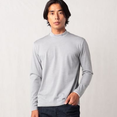 ＜COMME CA MEN (Men) ＞ウォッシャブルウール　モックネックカットソー（０７４０ＴＡ０６）