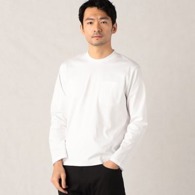 ＜COMME CA MEN (Men) ＞ドレスネック　ロングスリーブＴ（０７４０ＴＣ０４）