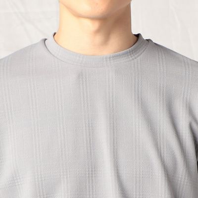 フクレジャカード　グレンチェックロングＴシャツ（０７４０ＴＥ０９）