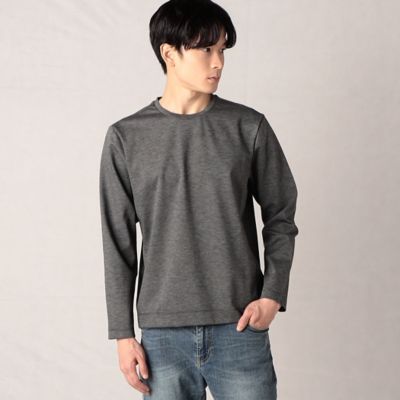 ＜COMME CA MEN (Men) ＞ジャガード編み　ジャージーロングＴシャツ（０７４０ＴＥ１０）