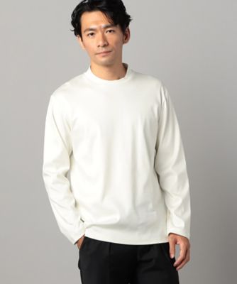 COMME CA MEN (Men) /コムサ・メン シーアイランドコットン スムース シルケットTシャツ(0740TI04)