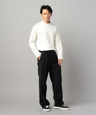 シーアイランドコットンスムース　シルケットモックネックＴシャツ（０７４０ＴＩ０５）