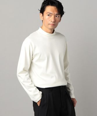 シーアイランドコットンスムース　シルケットモックネックＴシャツ（０７４０ＴＩ０５）