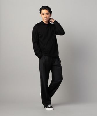 シーアイランドコットンスムース　シルケットモックネックＴシャツ（０７４０ＴＩ０５）