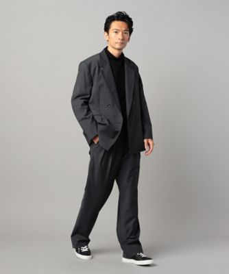 シーアイランドコットンスムース　シルケットモックネックＴシャツ（０７４０ＴＩ０５）