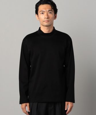 シーアイランドコットンスムース　シルケットモックネックＴシャツ（０７４０ＴＩ０５）