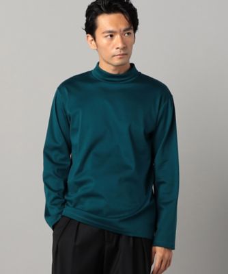 シーアイランドコットンスムース　シルケットモックネックＴシャツ（０７４０ＴＩ０５）