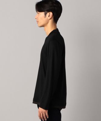 ウール天竺　クルーネック長袖Ｔシャツ（０７４０ＴＩ０９）
