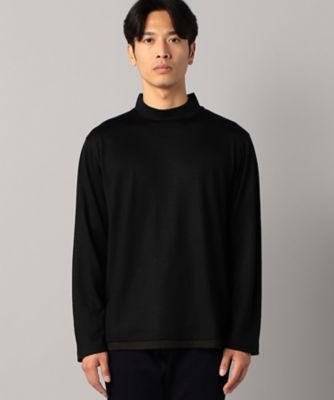 ウール天竺 モックネック長袖Tシャツ（0740TI10） | COMME CA