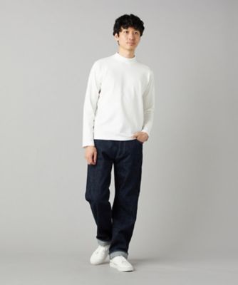 吸水速乾】モックネック ロングスリーブ Tシャツ（0740TQ02