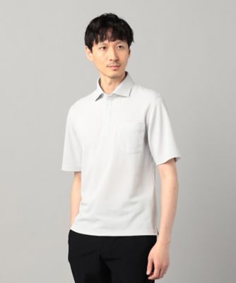 ＜COMME CA MEN (Men) ＞和泉市編み和紙　カノコポロシャツ（０７４２ＣＫ０４）