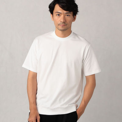 ＜COMME CA MEN (Men) ＞ドレスネック　プレーンＴ（０７４２ＴＡ０１）