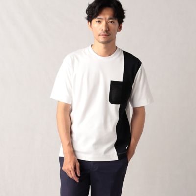 ＜COMME CA MEN (Men) ＞メッシュポケット　パネルＴ（０７４２ＴＣ１４）