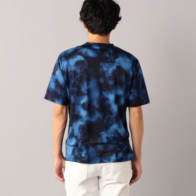ラミー天竺　ムラ染風プリントＴシャツ（０７４２ＴＧ２８）