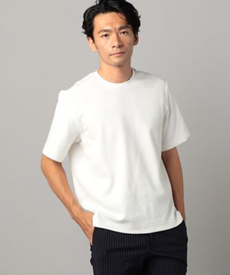 COMME CA MEN (Men) /コムサ・メン 「フクレジャガード」半袖Tシャツ(0742TI02)