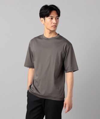 COMME CA MEN (Men) /コムサ・メン 和歌山編み コットンスムース クルーTシャツ(0742TK03) グレー トップス【三越伊勢丹/公式】