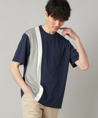 カラーブロック 半袖Tシャツ（0742TO17） | COMME CA MEN