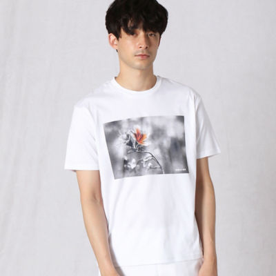 ＜COMME CA MEN (Men) ＞立体花フォトＴシャツ（０７４２ＴＹ１３）