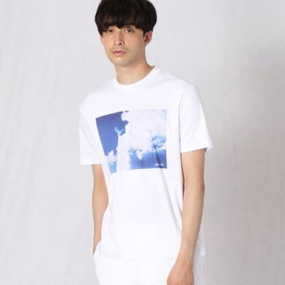 ＜COMME CA MEN (Men) ＞映える雲Ｔシャツ（０７４２ＴＹ１５）