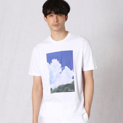 ＜COMME CA MEN (Men) ＞映える雲Ｔシャツ（０７４２ＴＹ１６）