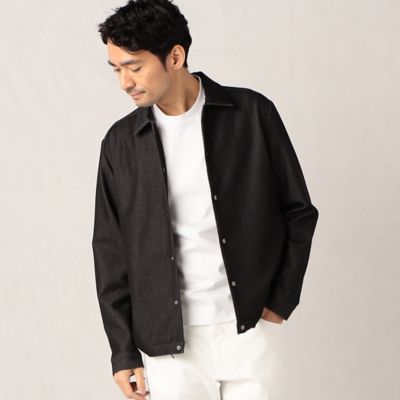 ＜COMME CA MEN (Men) ＞ポリエステルデニム　コーチジャケット（０７４５ＣＣ０１）